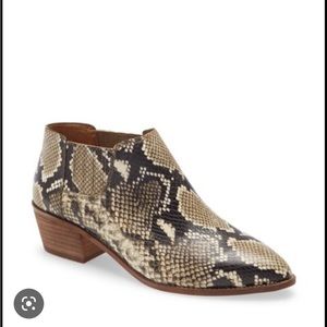 Madewell Sonia Low Leather Snakeskin‎ Chelsea Boot